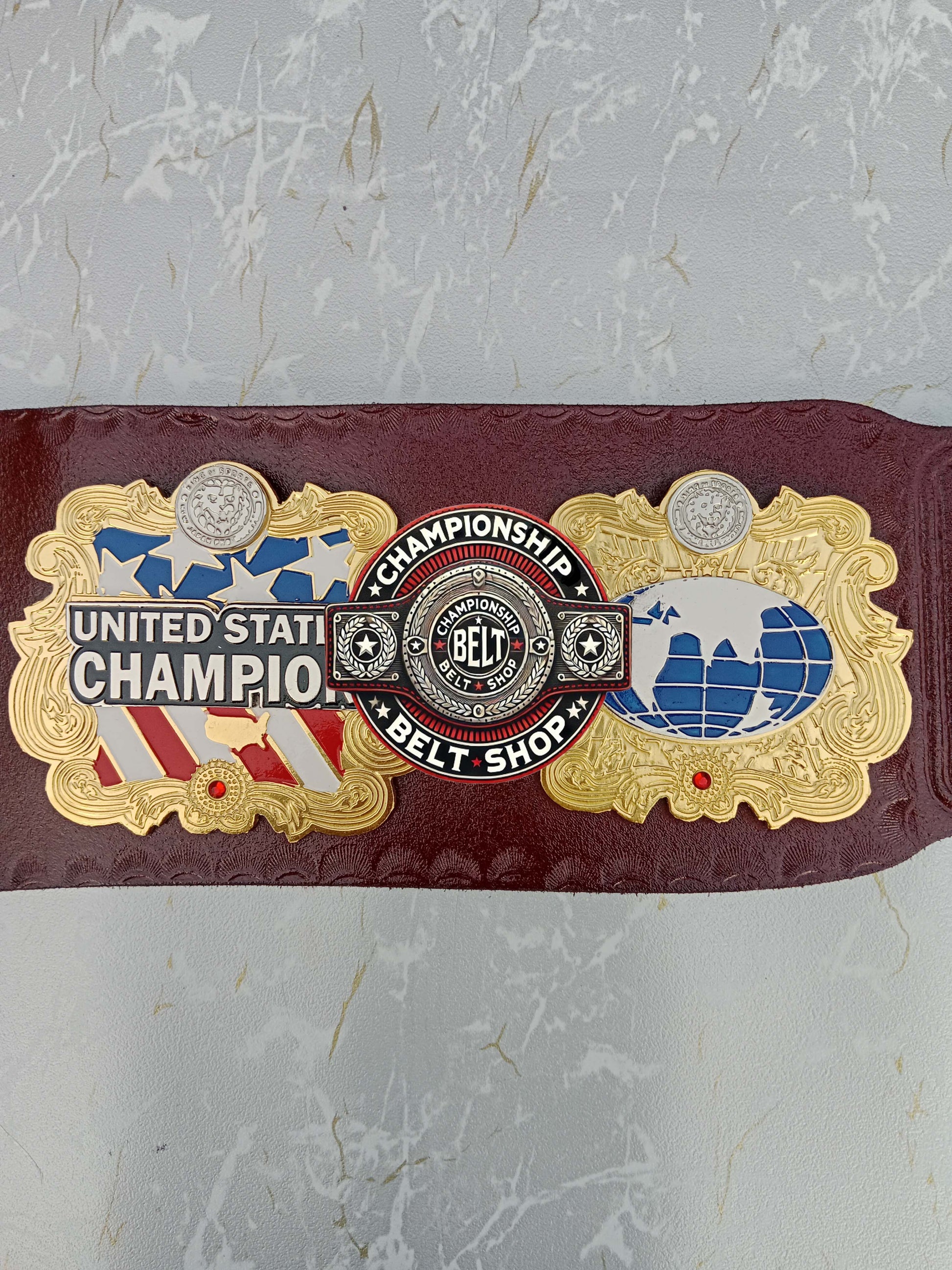lWGP United States Championship Title Belt