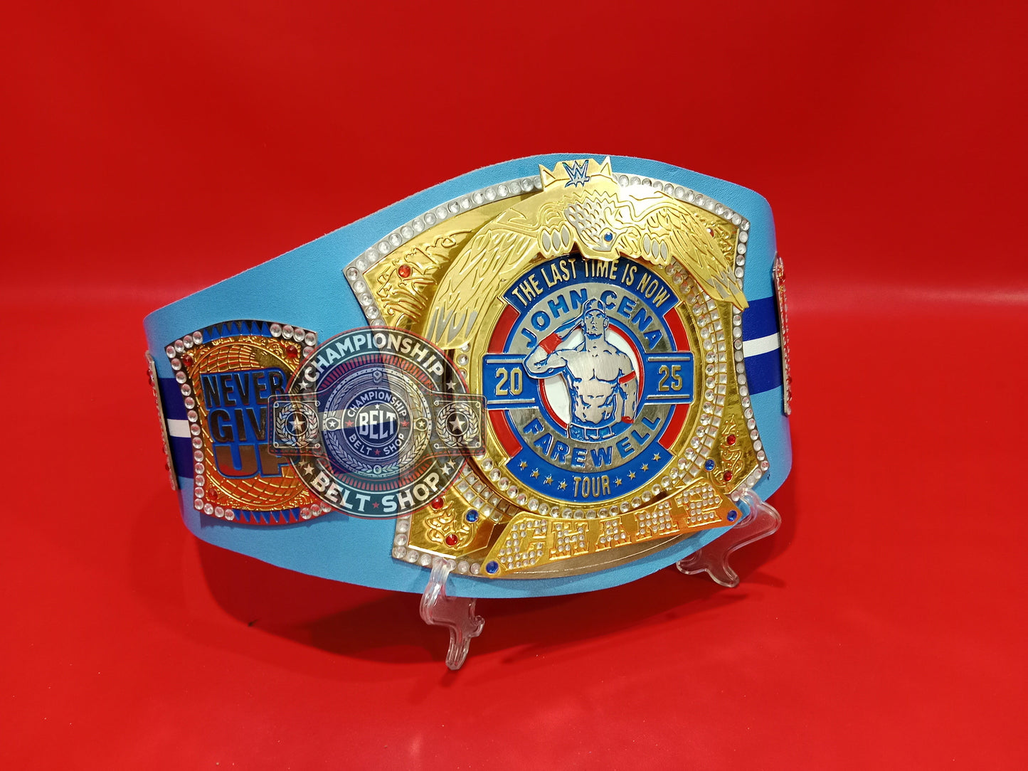 WWE John Cena Farewell Tour 2025 Los Angeles Spinner Championship Title Belt