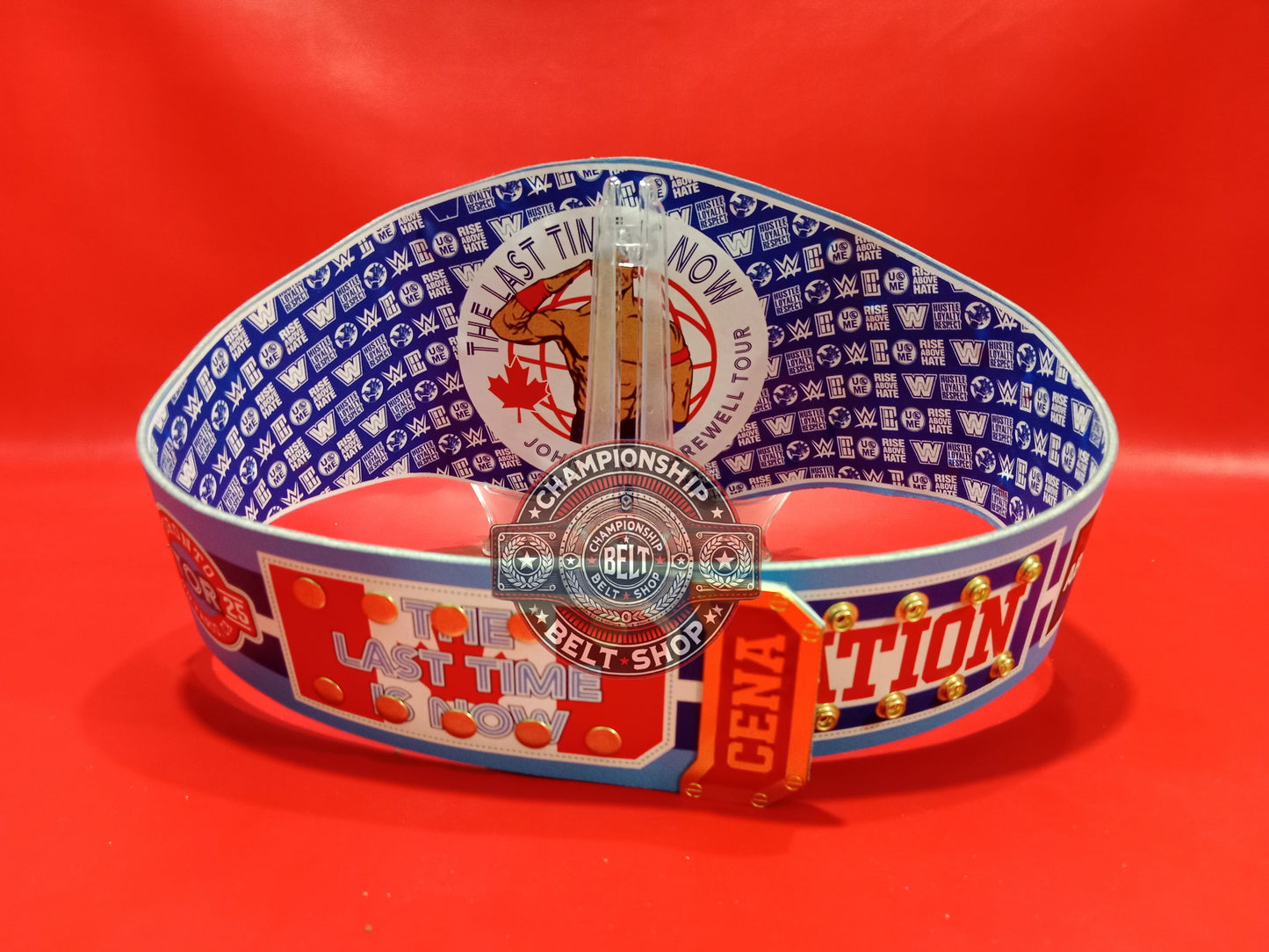 WWE John Cena Farewell Tour 2025 Los Angeles Spinner Championship Title Belt