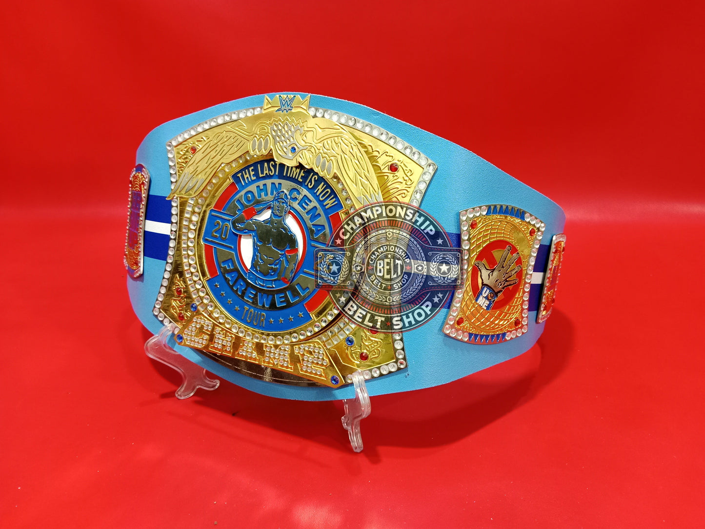 WWE John Cena Farewell Tour 2025 Los Angeles Spinner Championship Title Belt