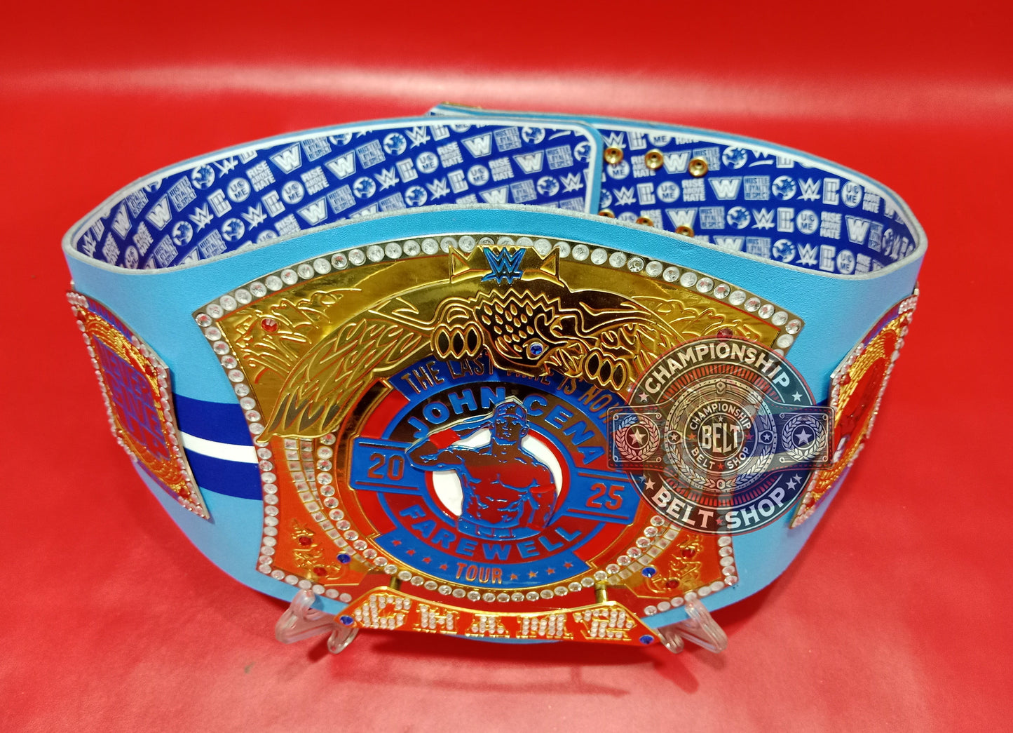 WWE John Cena Farewell Tour 2025 Los Angeles Spinner Championship Title Belt