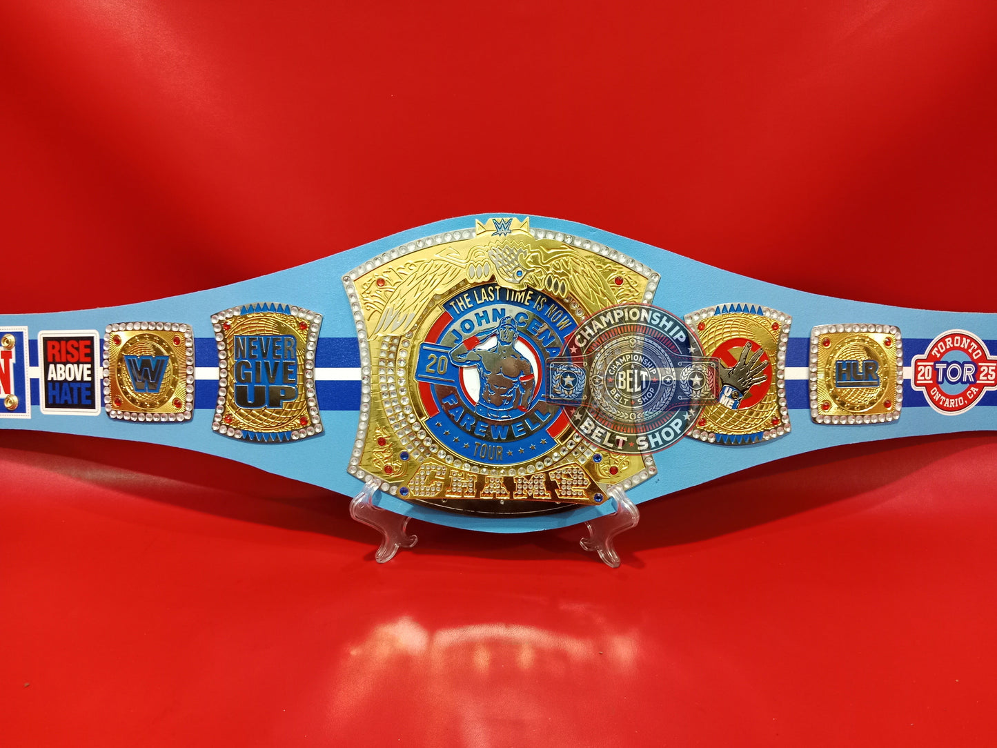 WWE John Cena Farewell Tour 2025 Los Angeles Spinner Championship Title Belt