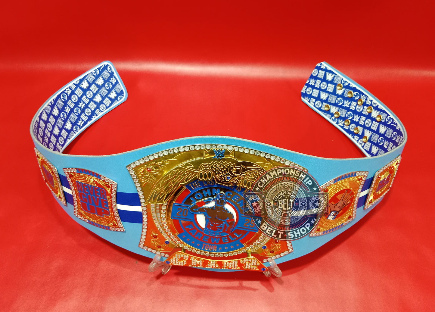 WWE John Cena Farewell Tour 2025 Los Angeles Spinner Championship Title Belt