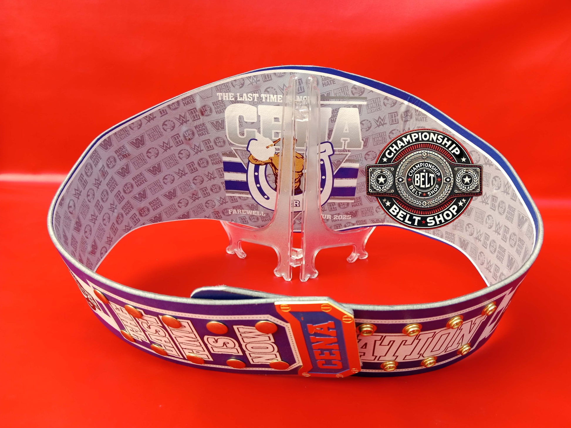 John Cena Farewell Tour 2025 Los Angeles Spinner Championship Title Belt