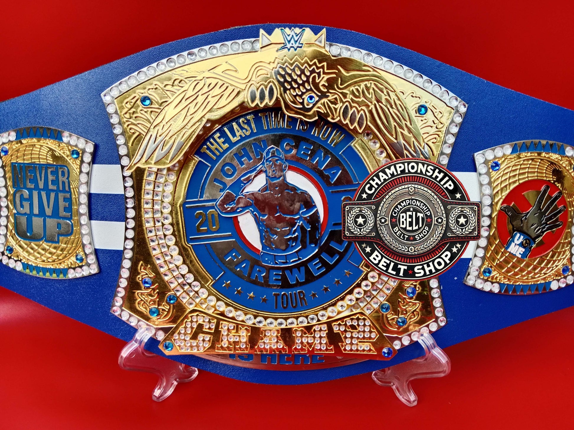John Cena Farewell Tour 2025 Los Angeles Spinner Championship Title Belt