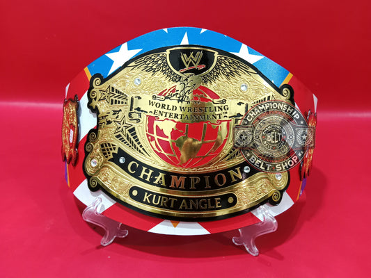 WWE Kurt Angle Signature Series Championship Title Belt
