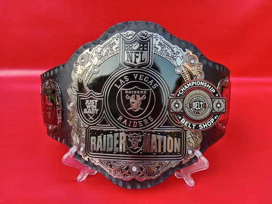 Las Vegas Raiders NFL Championship Title Belt