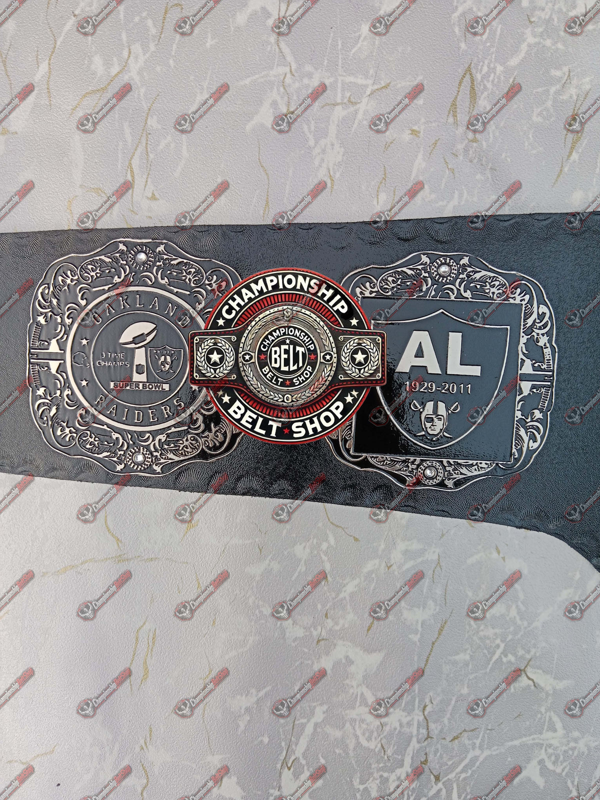 NFL Las Vegas Raiders Nation Championship Title Belt