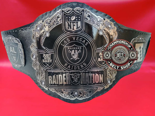 NFL Las Vegas Raiders Nation Championship Title Belt