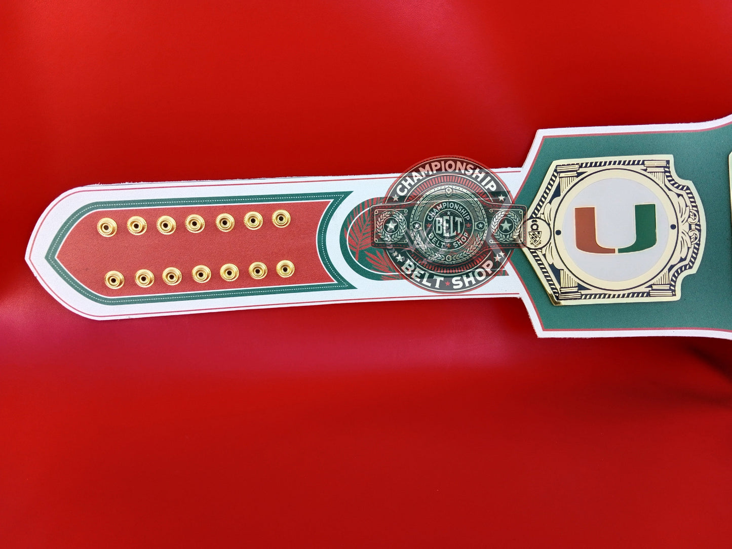 WWE Miami Hurricanes NFL Legacy Championship Title Belt