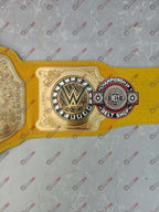 New World Heavyweight Yellow Strap Championship Title Belt