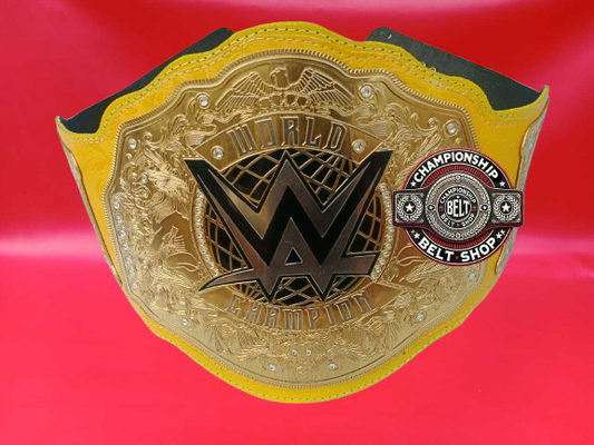 New World Heavyweight Yellow Strap Championship Title Belt