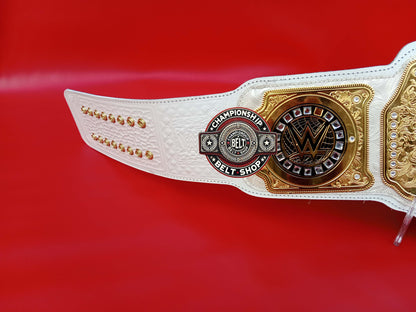 New Womens White Strap World Heavyweight Championship Title Belt
