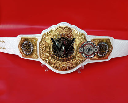 New Womens White Strap World Heavyweight Championship Title Belt
