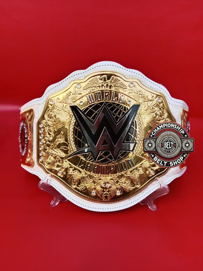 New Womens White Strap World Heavyweight Championship Title Belt