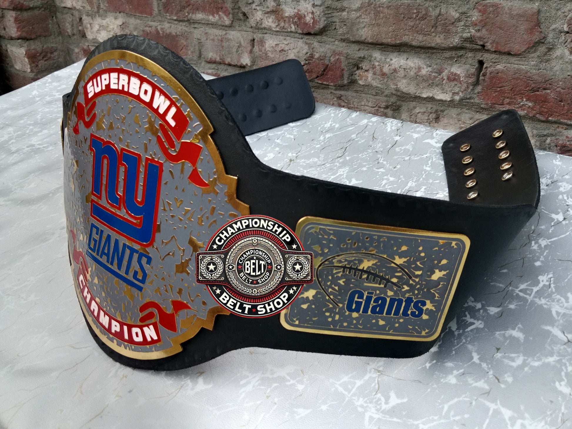 New York Giants NFL Championship Title Belt
