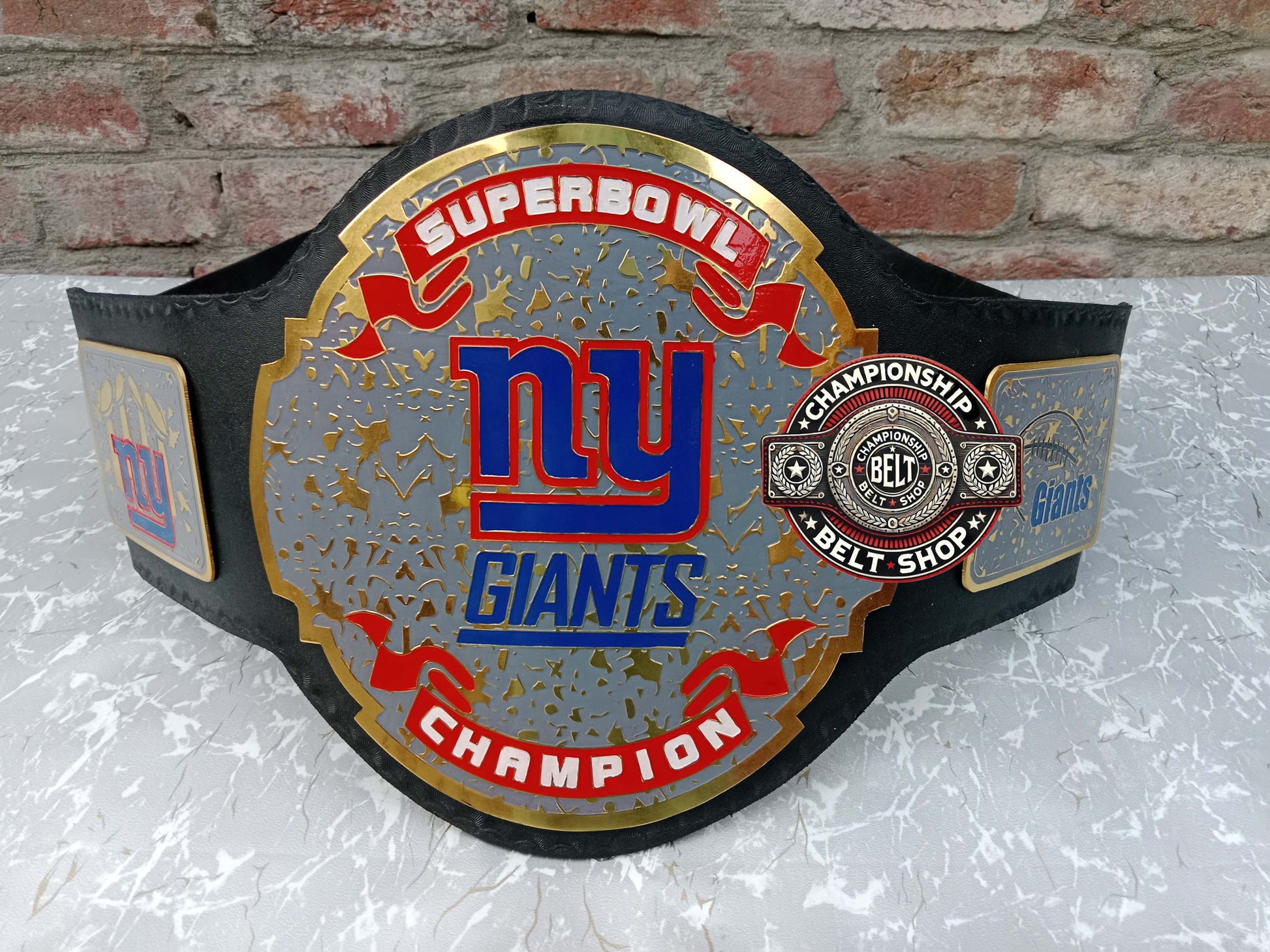 New York Giants NFL Championship Title Belt