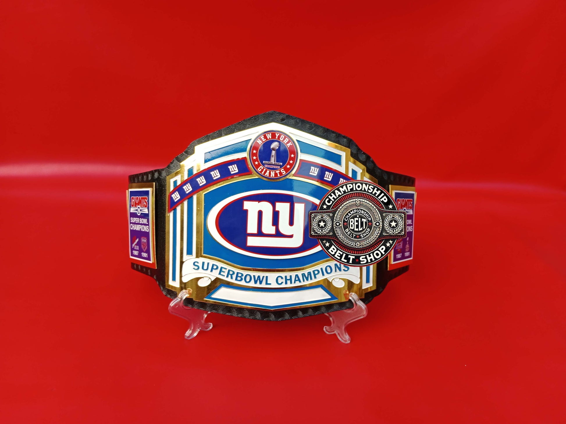 WWE New York Giants Superbowl NFL Championship Title Belt