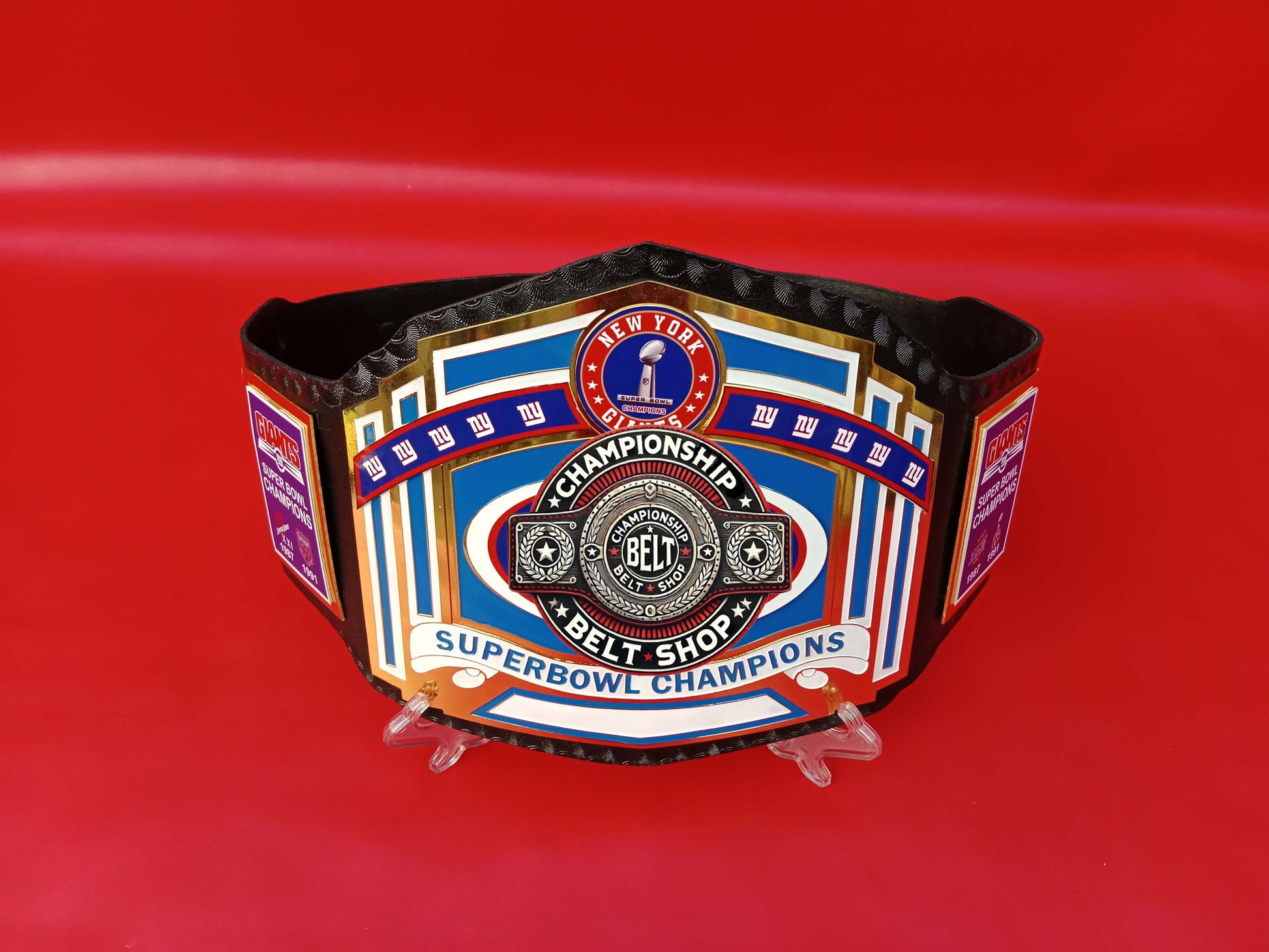 WWE New York Giants Superbowl NFL Championship Title Belt