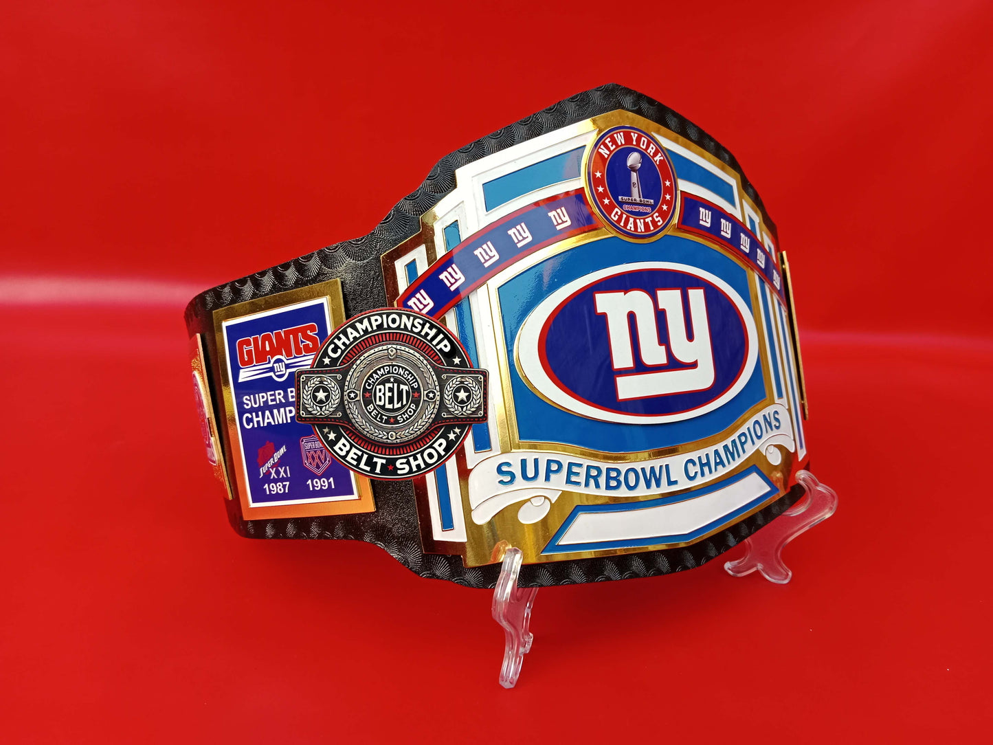 WWE New York Giants Superbowl NFL Championship Title Belt
