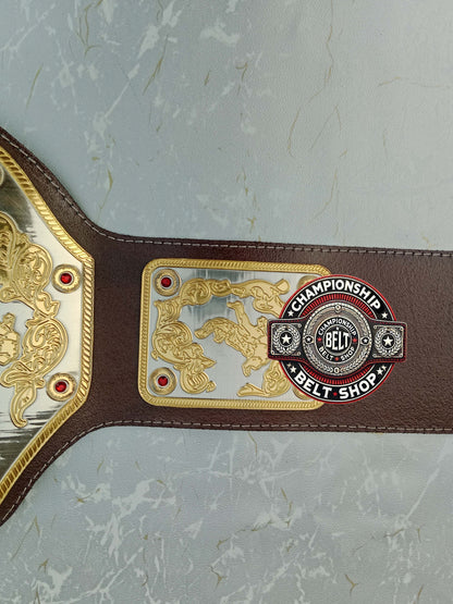 NWA Big Gold World Heavyweight Championship Title Belt