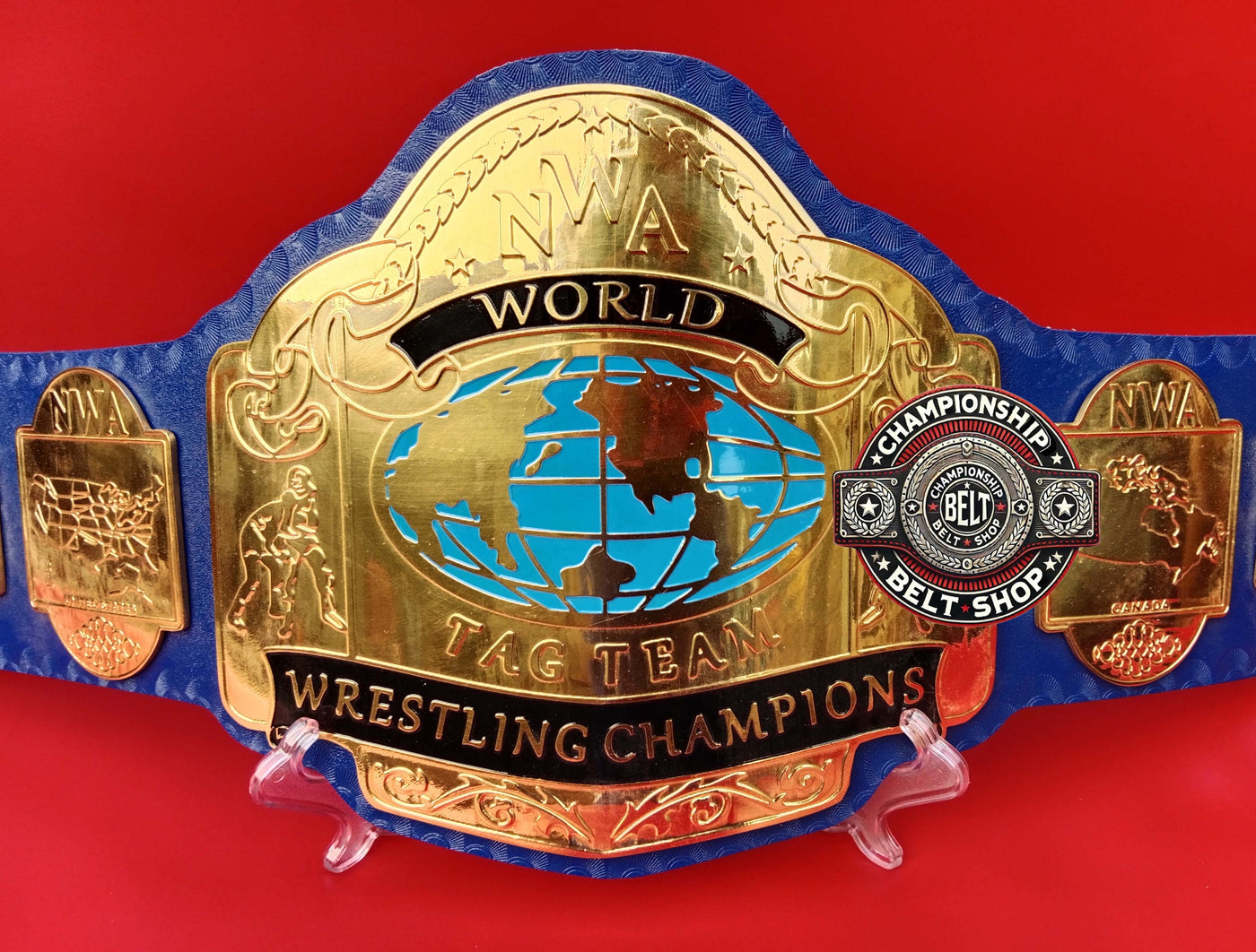 NWA World Tag Team Championship Title Belt