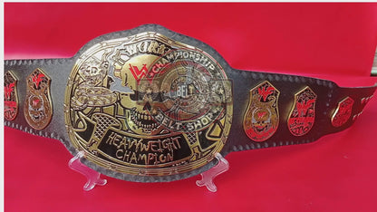 WWF Steve Austin Smoking Skull Championship Title Belt