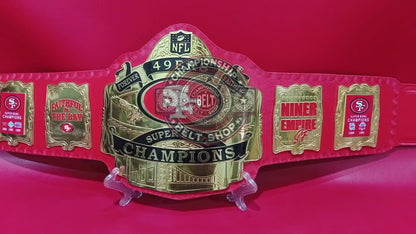 San Francisco 49ers NFL Super Bowl Championship Belt