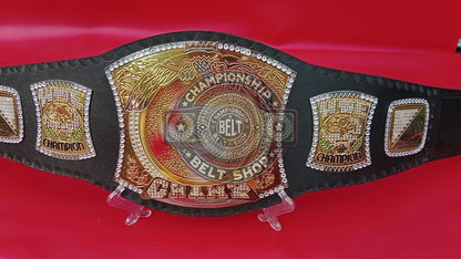 WWE John Cena Gold Spinner Championship Title Belt