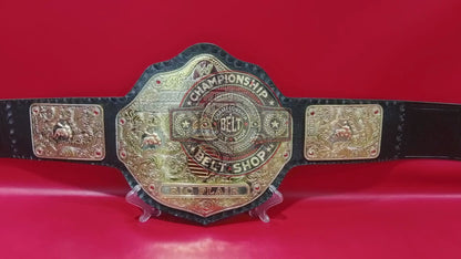 WWE Big Gold Dual Plated Championship Title Belt