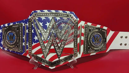 WWE United States Flag Universal Championship Title Belt