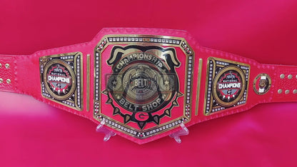Georgia Bulldog NFL Championship Title Belt