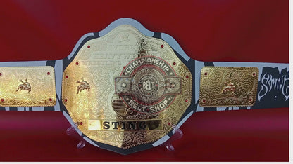 WWE Big Gold Sting Signature Series Championship Title Belt