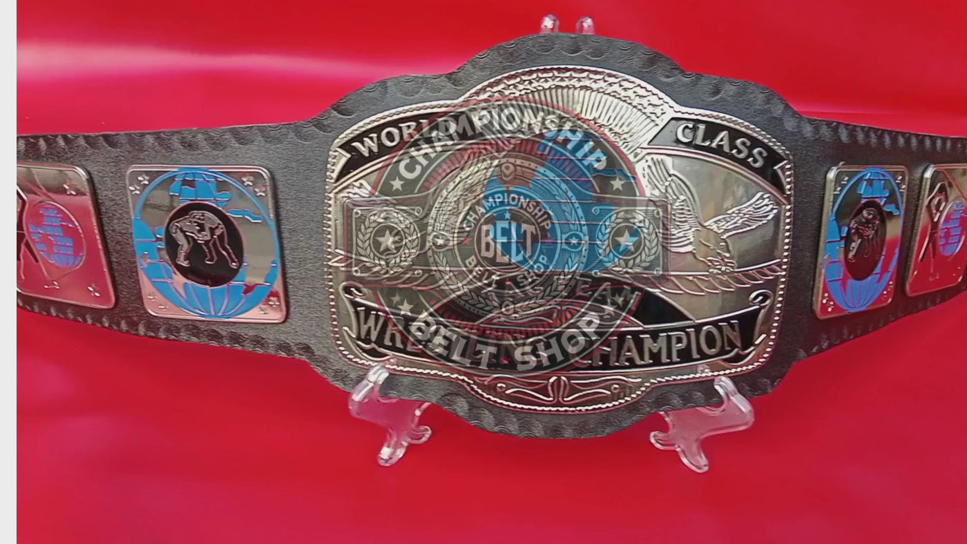 WCWA World Class Tag Team Championship Title Belt