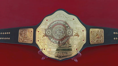 WCW Big Gold World Wrestling Championship Title Belt