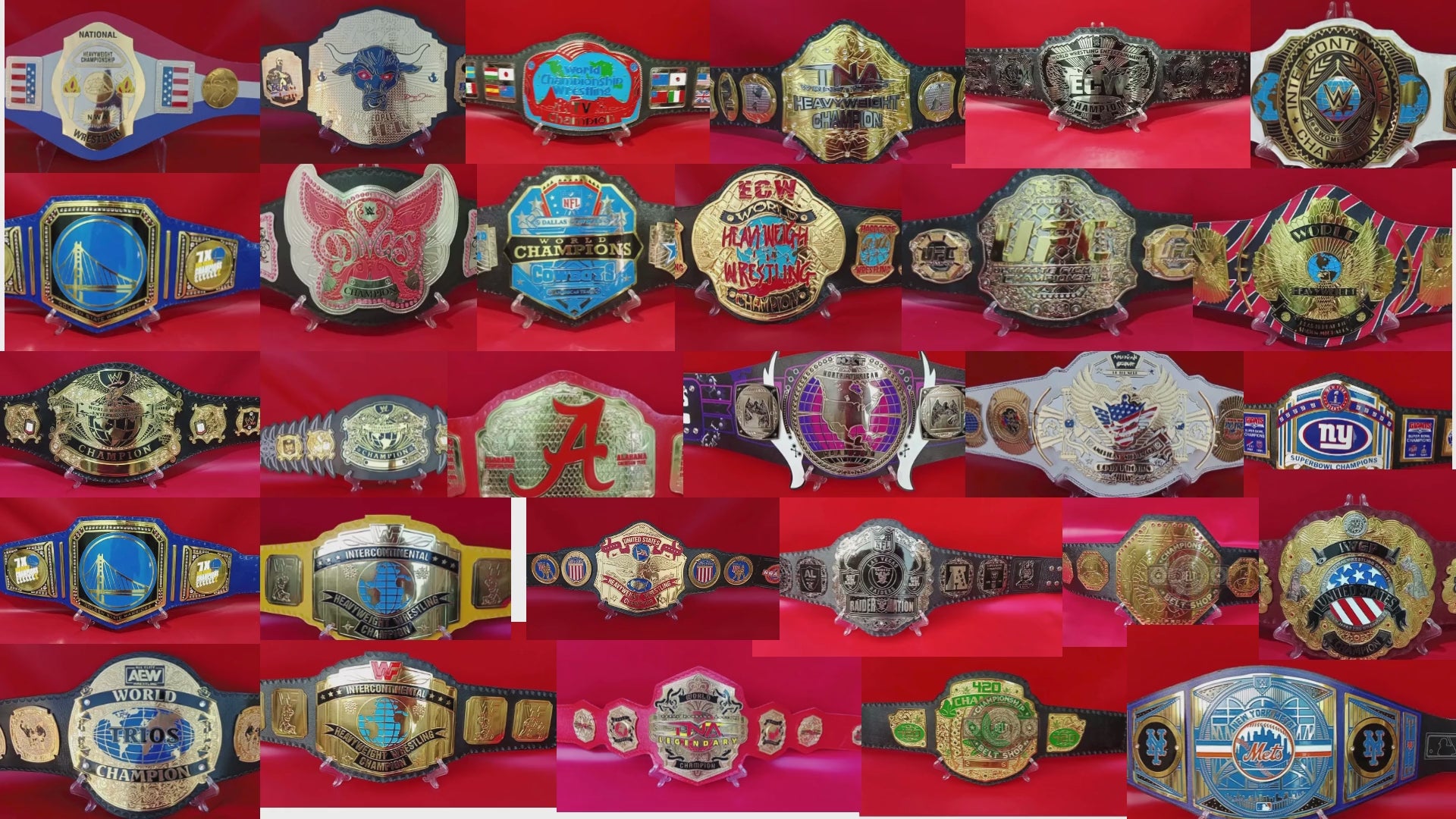 Load video: championship belt shop