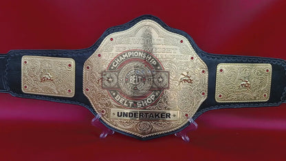 Undertaker WWE Big Gold Championship Title Belt