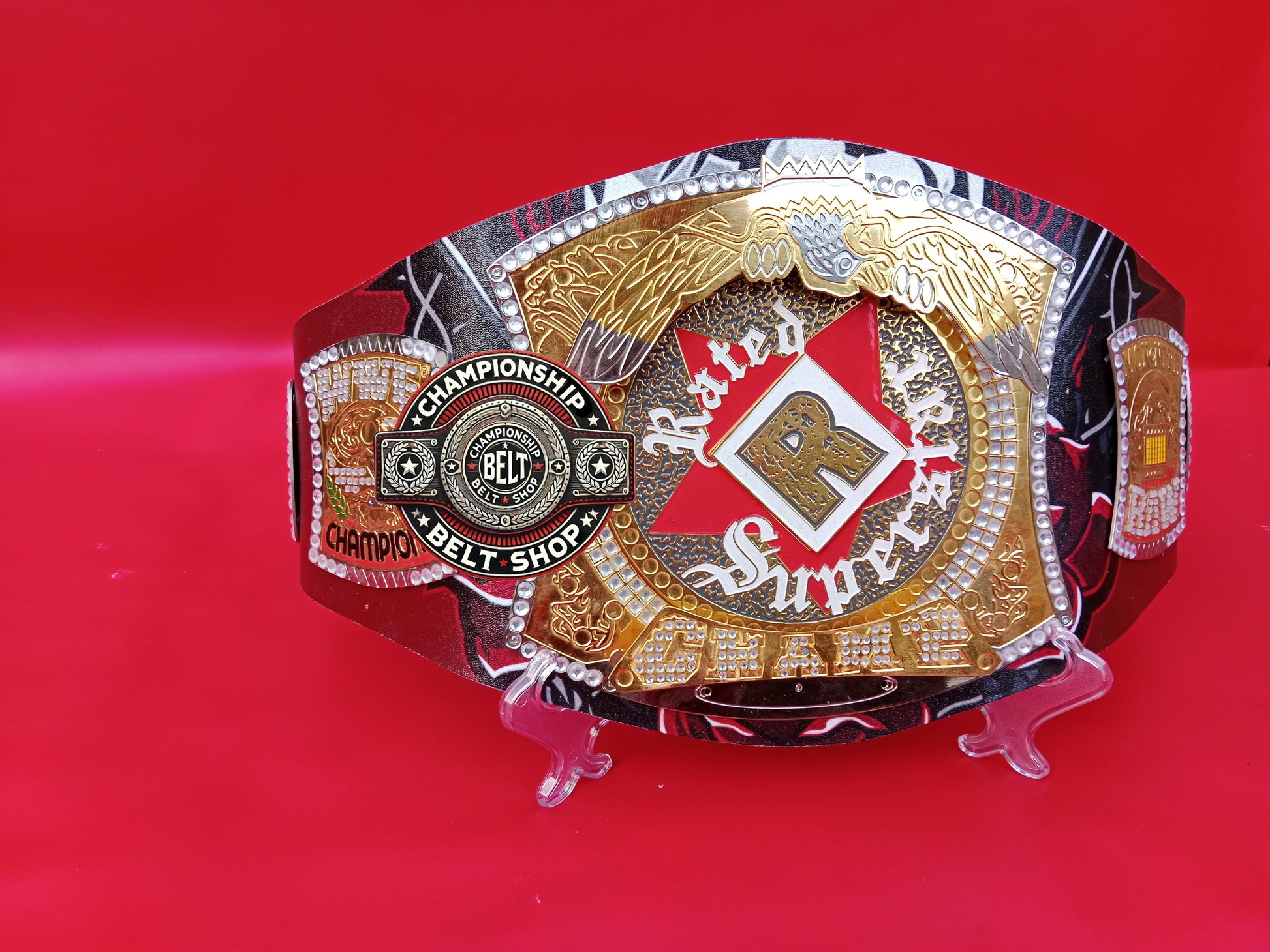 Rated R Spinner Championship Title Belt