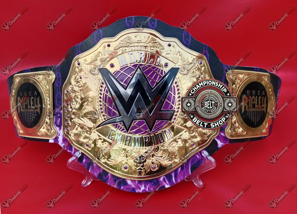 New Rhea Ripley World Heavyweight Championship Title Belt
