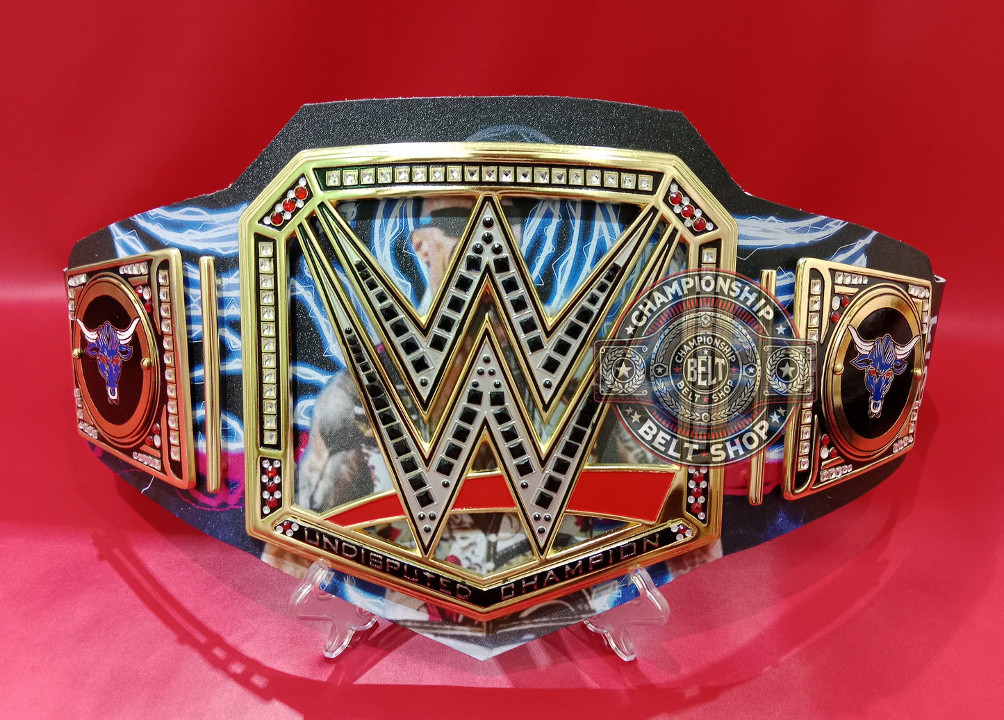 WWE The Rock Brahma Bull Signature Series Championship Title Belt