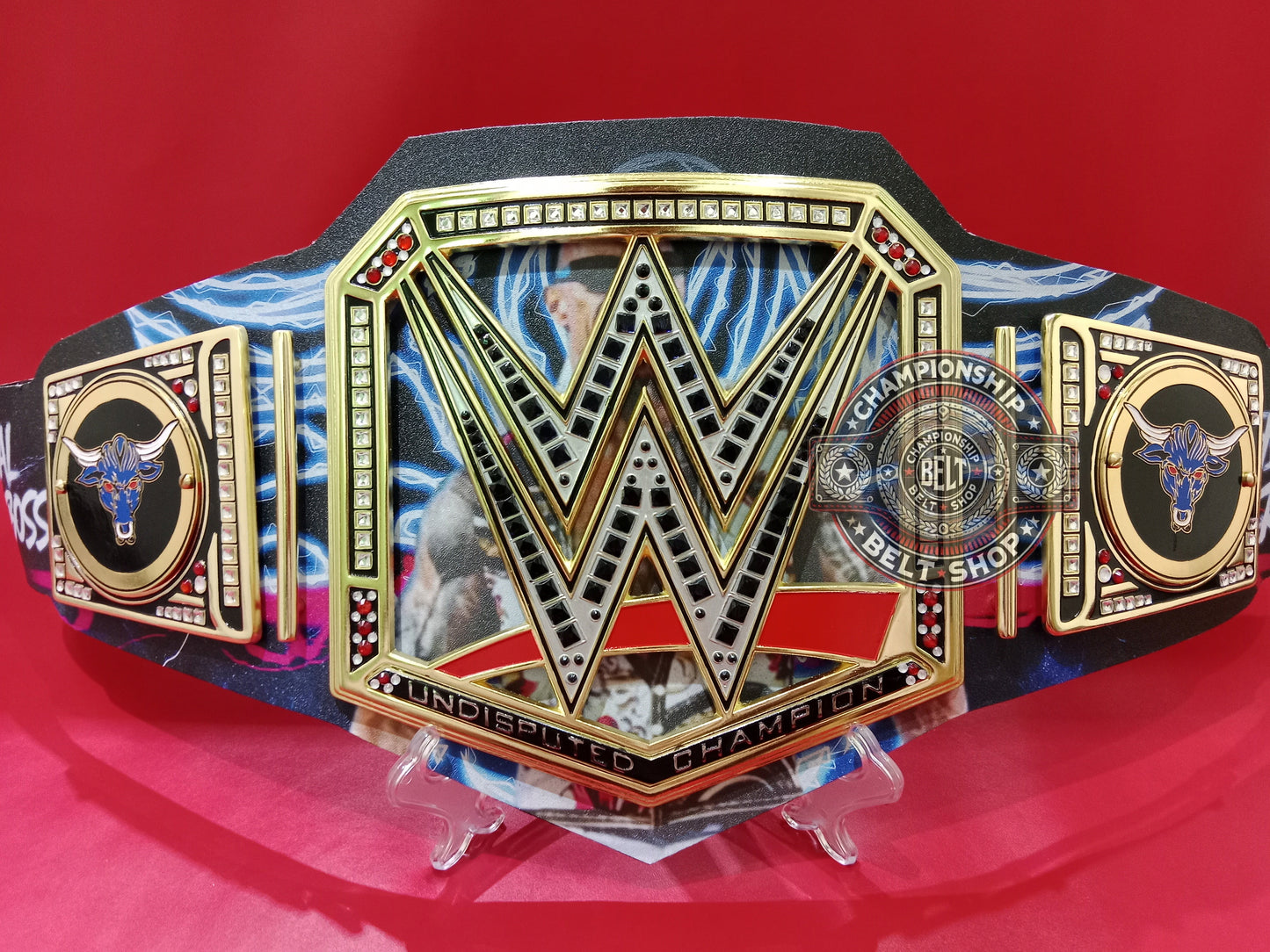WWE The Rock Brahma Bull Signature Series Championship Title Belt