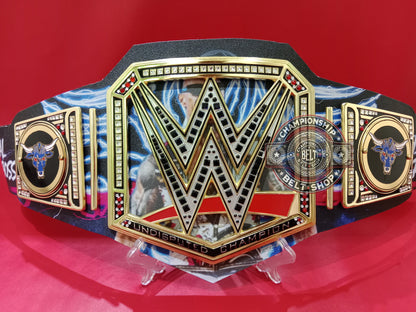 WWE The Rock Brahma Bull Signature Series Championship Title Belt