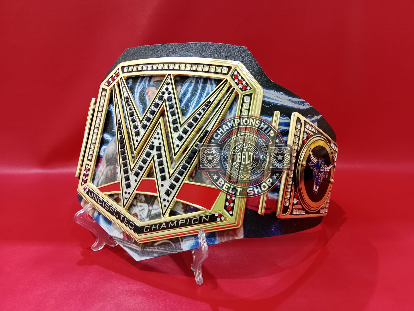 WWE The Rock Brahma Bull Signature Series Championship Title Belt