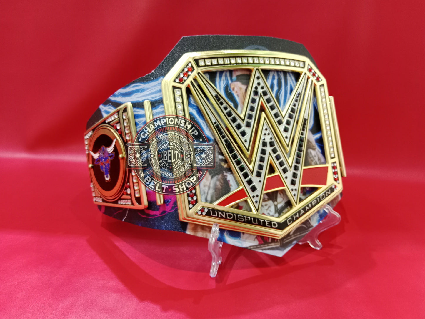 WWE The Rock Brahma Bull Signature Series Championship Title Belt