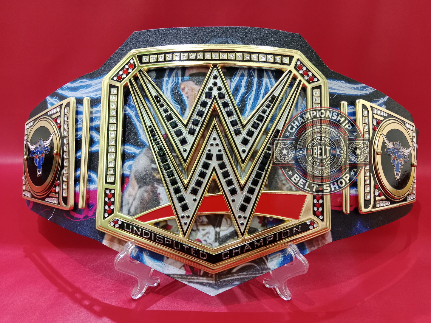 WWE The Rock Brahma Bull Signature Series Championship Title Belt