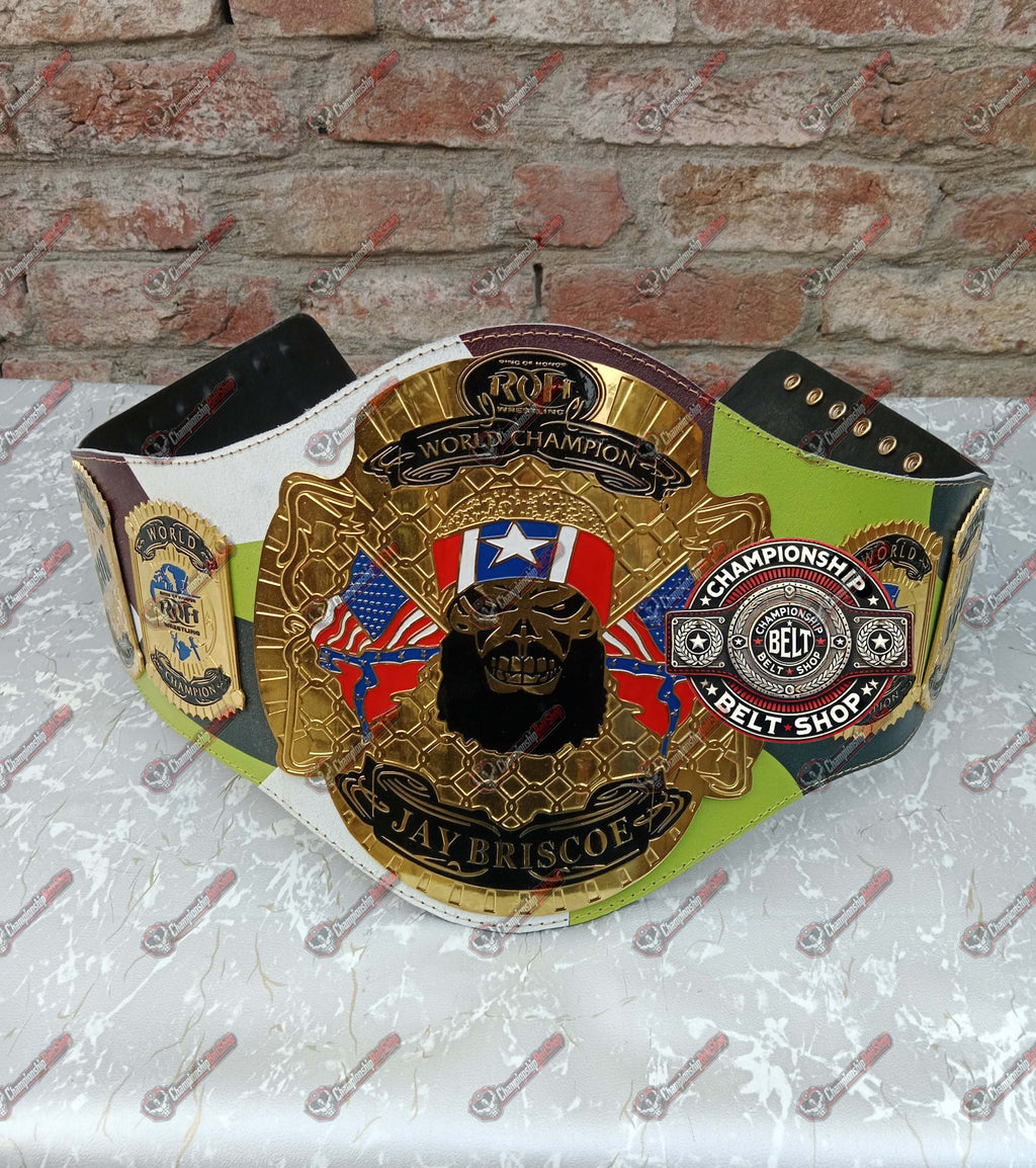 ROH Jay Briscoe Championship Title Belt