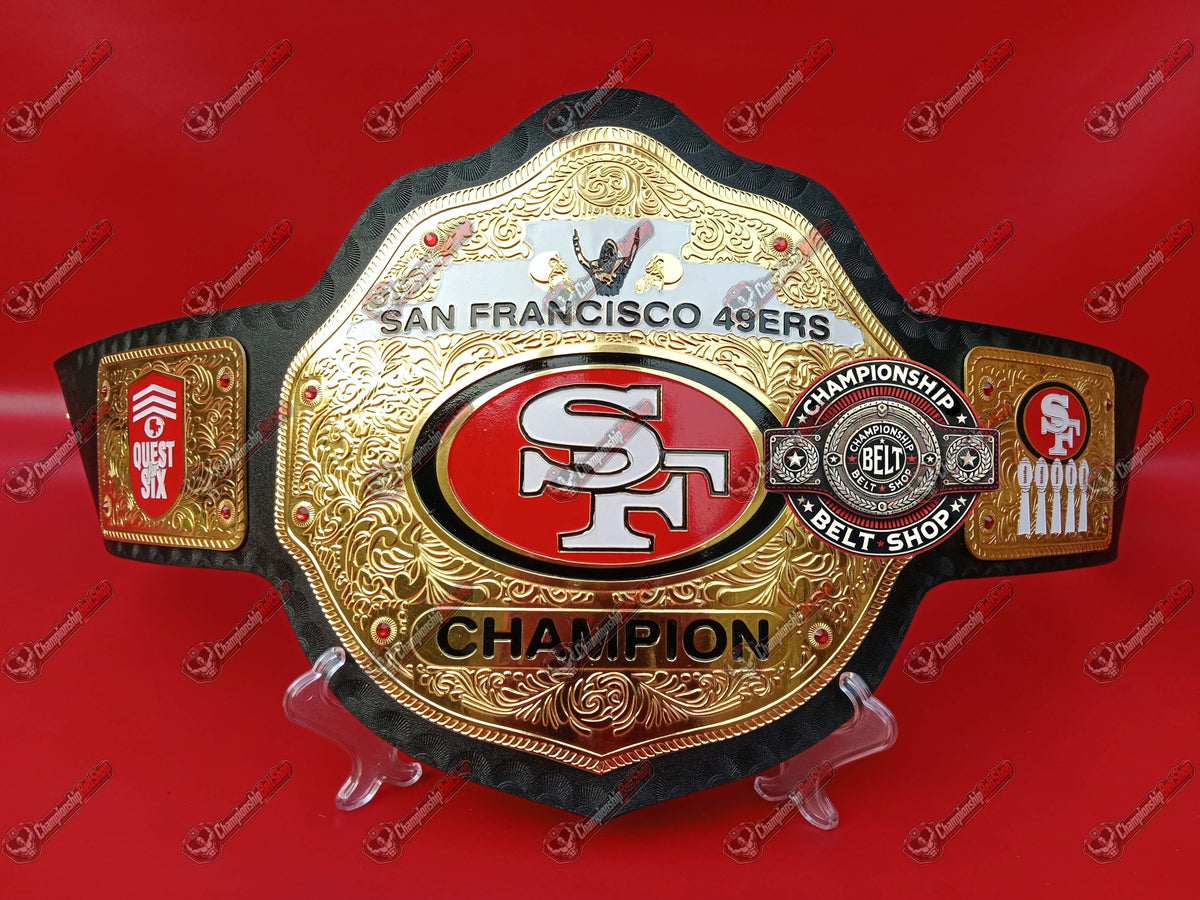 San Francisco 49ers WWE Championship Title Belt