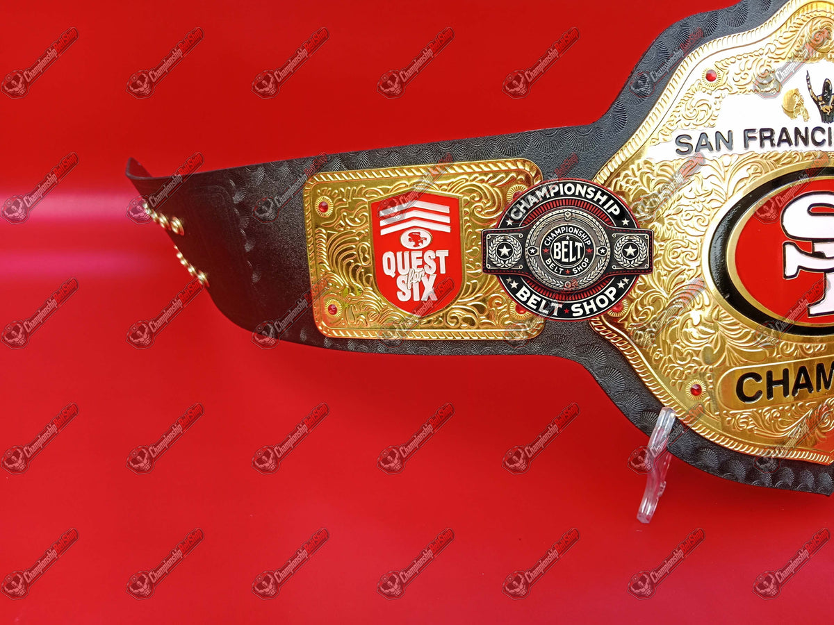 San Francisco 49ers WWE Championship Title Belt