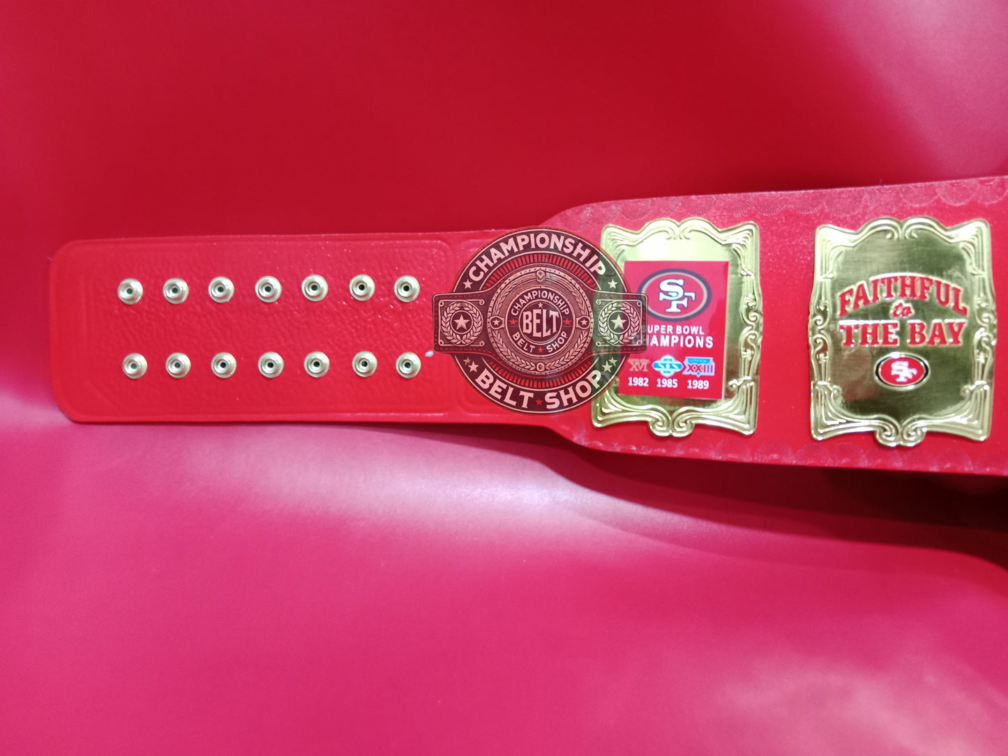 San Francisco 49ers NFL Super Bowl Championship Belt