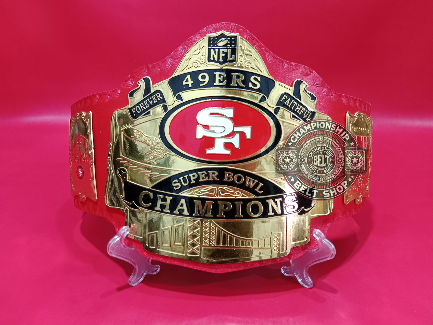 San Francisco 49ers NFL Super Bowl Championship Belt